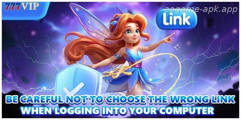 On AAGAME India, be careful not to choose the wrong link when logging into your computer